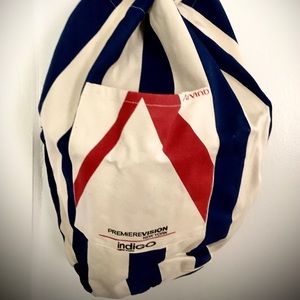 NWOT “Premiere Vision” Red, White & Blue Beach Bag